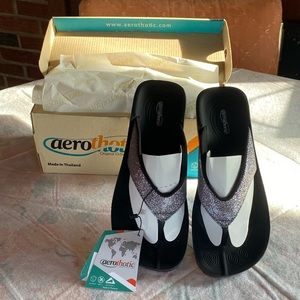 AEROTHOTIC Original Orthotic Comfort Thong Style Flip Flops Sandals for Women.